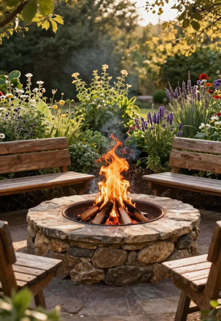 10 Aesthetic Fire Pit Decorating Ideas for Your Sanctuary 3. Incorporate Natural Elements 0