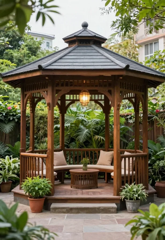 10 Cozy Gazebo Ideas with Rugs Cushions Lights Conclusion 0