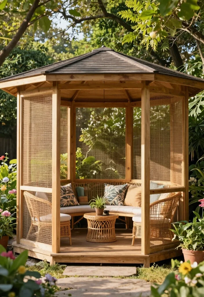 10 Different Gazebo Styles Which One Fits Your Home 5. Screened Gazebo 0