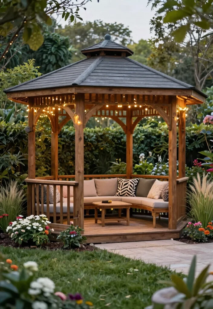 10 Different Gazebo Styles Which One Fits Your Home 9. Freestanding Garden Gazebo 0