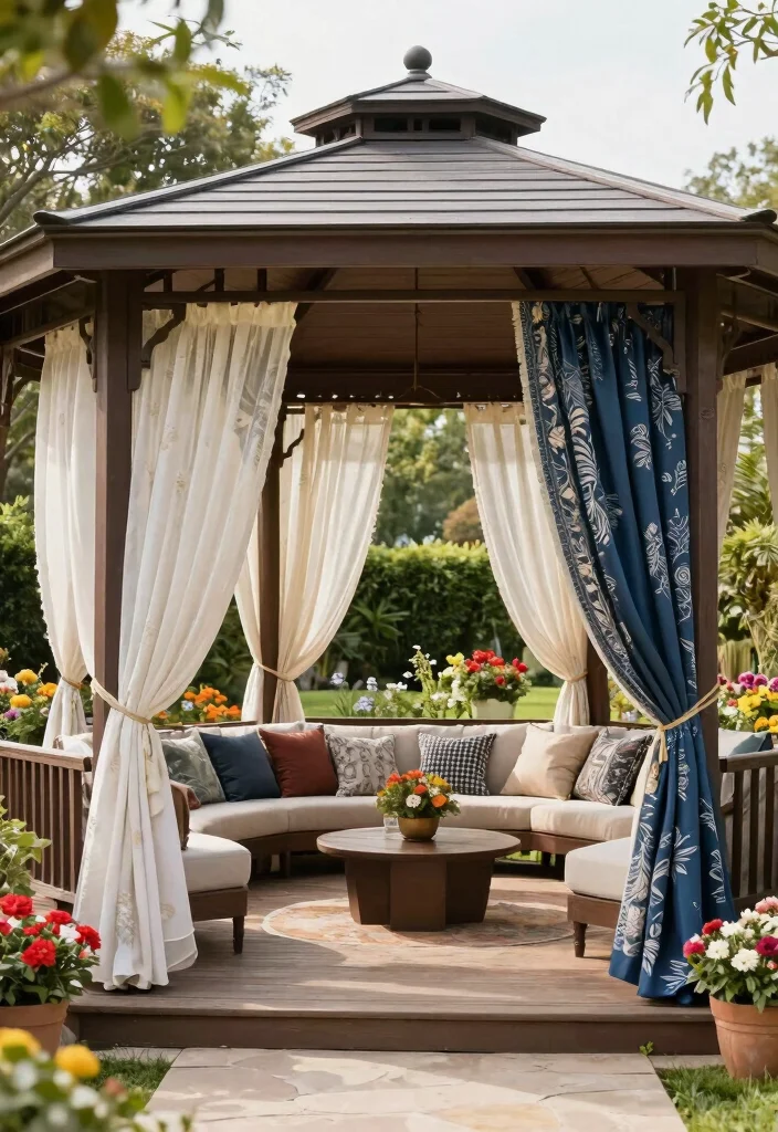 10 Elegant Gazebo Curtain Ideas for Privacy Style Conclusion 0