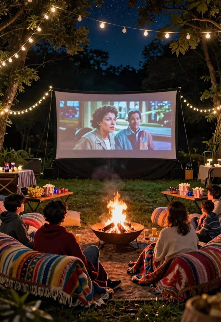 10 Epic Fire Pit Party Ideas for an Unforgettable Night 2 10 Epic Fire Pit Party Ideas for an Unforgettable Night 2. Themed Movie Night 0