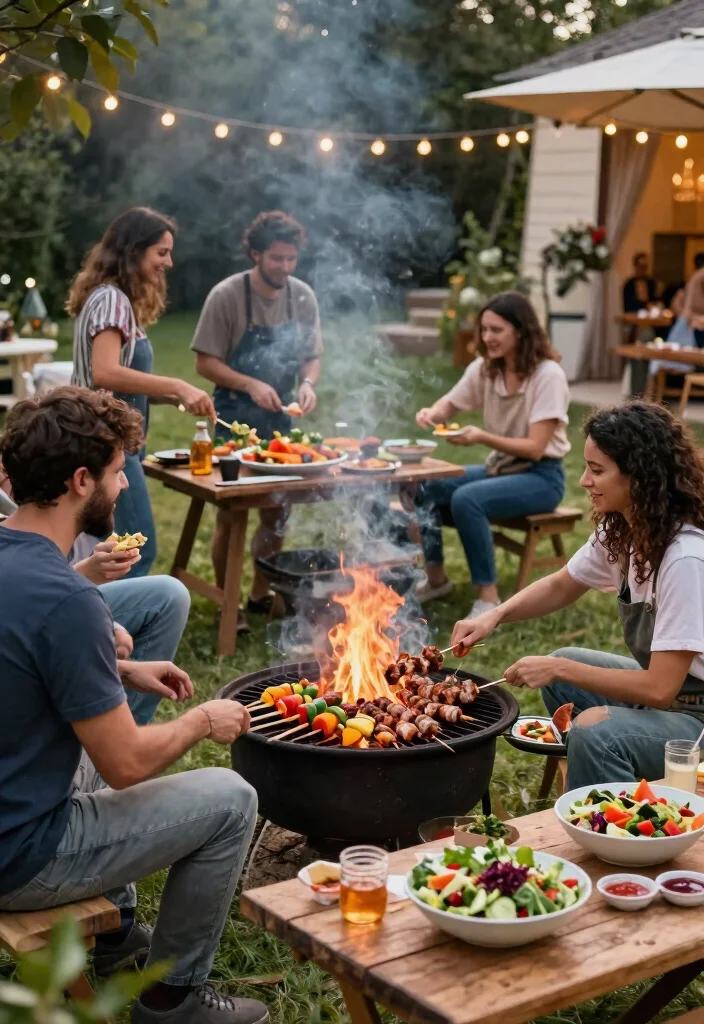 10 Epic Fire Pit Party Ideas for an Unforgettable Night 13 10 Epic Fire Pit Party Ideas for an Unforgettable Night 3. Fire Pit Recipe Cook off 0