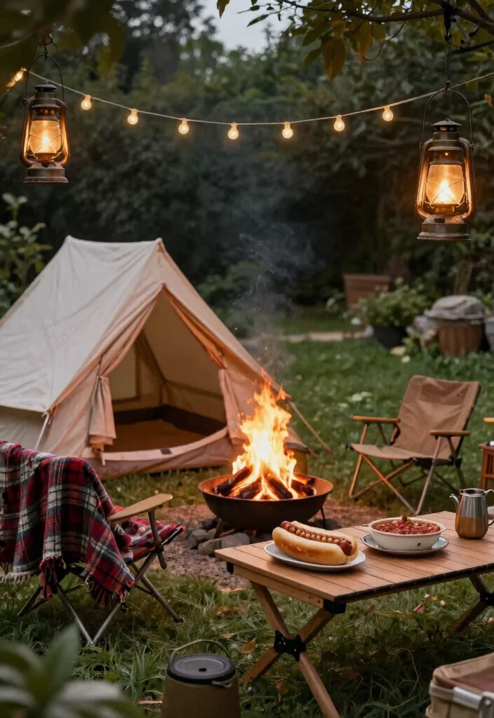 10 Epic Fire Pit Party Ideas for an Unforgettable Night 25 10 Epic Fire Pit Party Ideas for an Unforgettable Night 6. Vintage Camping Theme 0