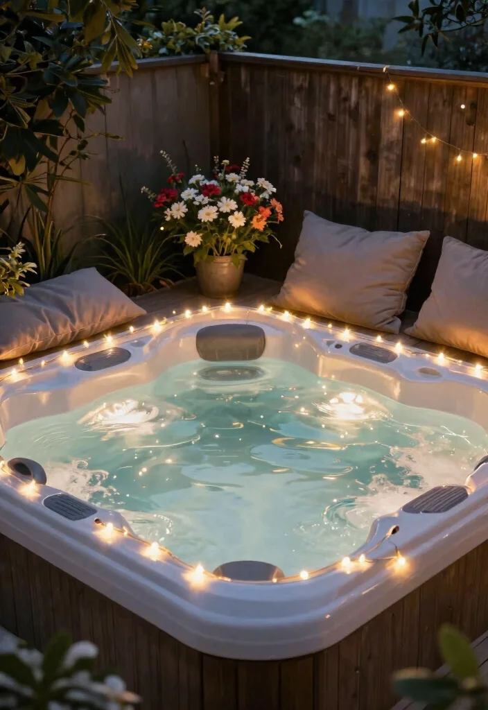 10 Essential Hot Tub Care Tips for Longevity 60 10 Essential Hot Tub Care Tips for Longevity 10. Creating an Inviting Hot Tub Atmosphere 0