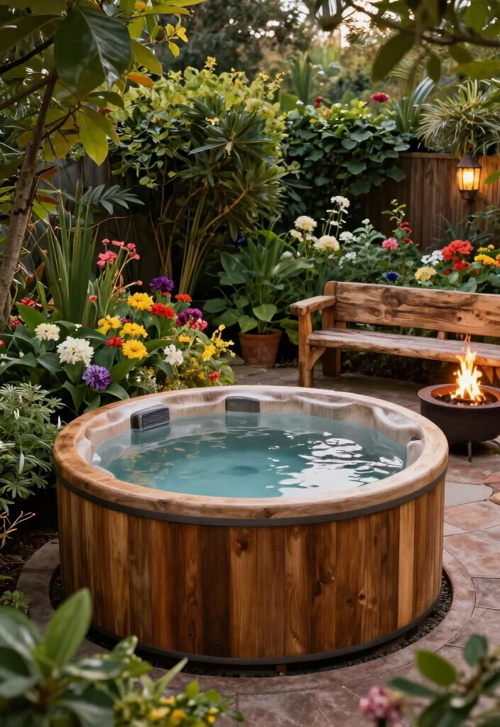 10 Modern Hot Tub Designs Outdoor Spaces Need Now 2. Natural Wood Hot Tub 0