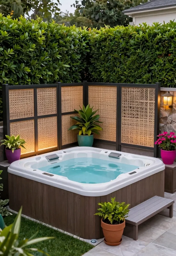 10 Modern Hot Tub Screening Ideas for Total Privacy Conclusion Elevate Your Outdoor Experience 0