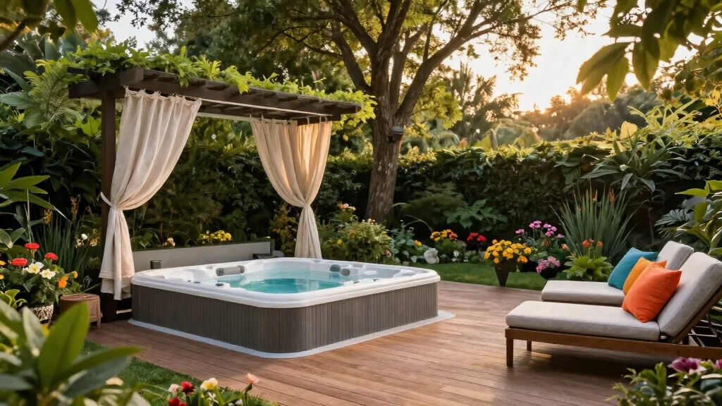 10 Modern Hot Tub Screening Ideas for Total Privacy