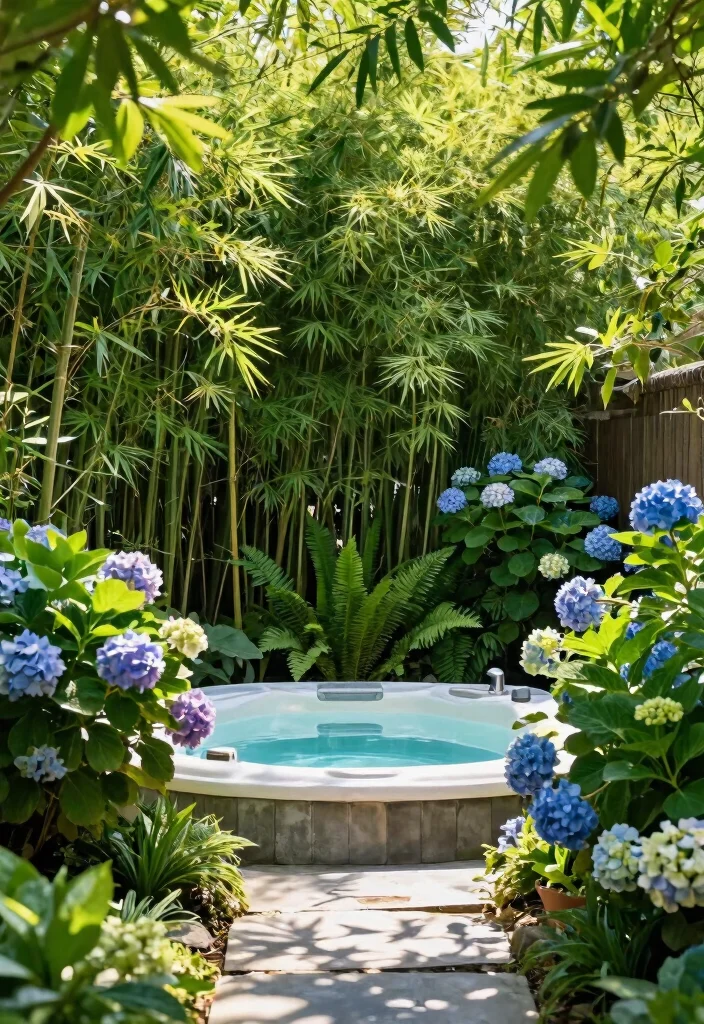 10 Most Private Hot Tub Ideas for Your Backyard Escape 1. Lush Greenery Privacy 0