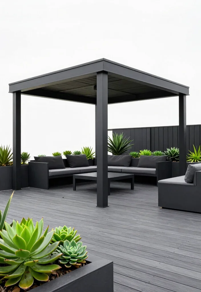 10 Seamless Deck with Gazebo Ideas for Outdoor Living 2 10 Seamless Deck with Gazebo Ideas for Outdoor Living 2. Sleek Modern Design 0