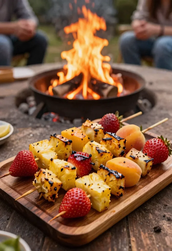 11 Best Fire Pit Cooking Ideas: From Grill to Gourmet 50 11 Best Fire Pit Cooking Ideas From Grill to Gourmet 10. Grilled Fruit Skewers 0