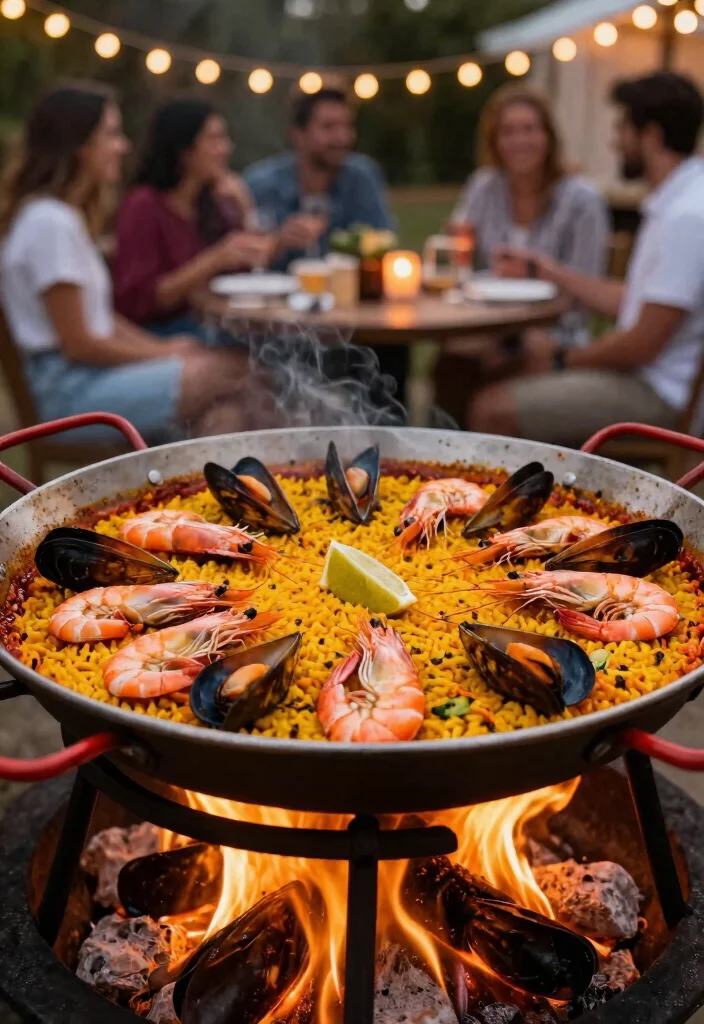 11 Best Fire Pit Cooking Ideas: From Grill to Gourmet 13 11 Best Fire Pit Cooking Ideas From Grill to Gourmet 3. Savory Fire Pit Paella 0