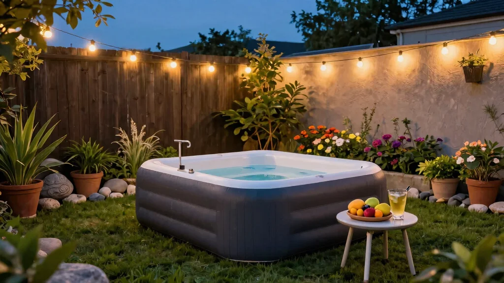 11 Best Inflatable Hot Tub Ideas on a Backyard Budget