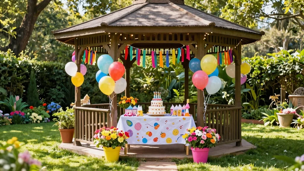11 Festive Gazebo Birthday Decorating Ideas for Any Age
