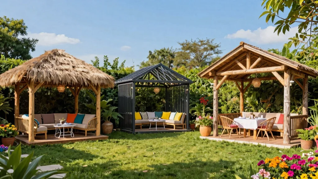 11 Grand Backyard Gazebo & Pavilion Ideas for Hosting