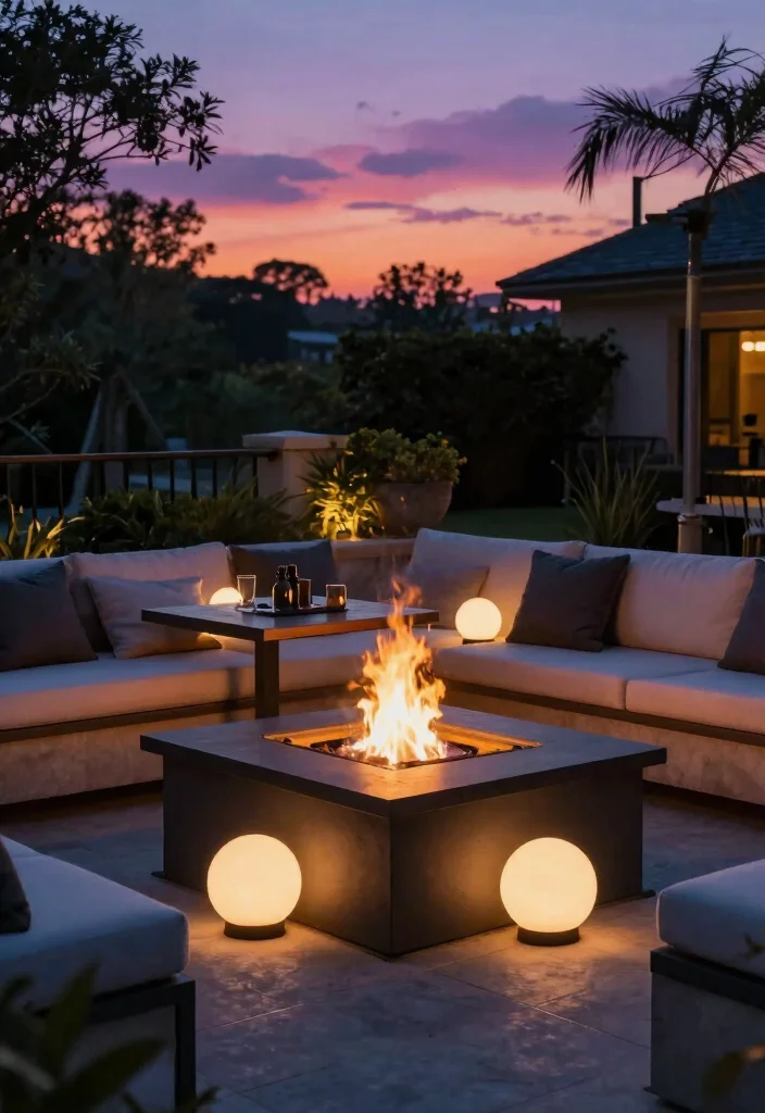 11 Magical Fire Pit Lighting Ideas for a Glow Up Night 11. Mood Lighting with Smart Bulbs 0
