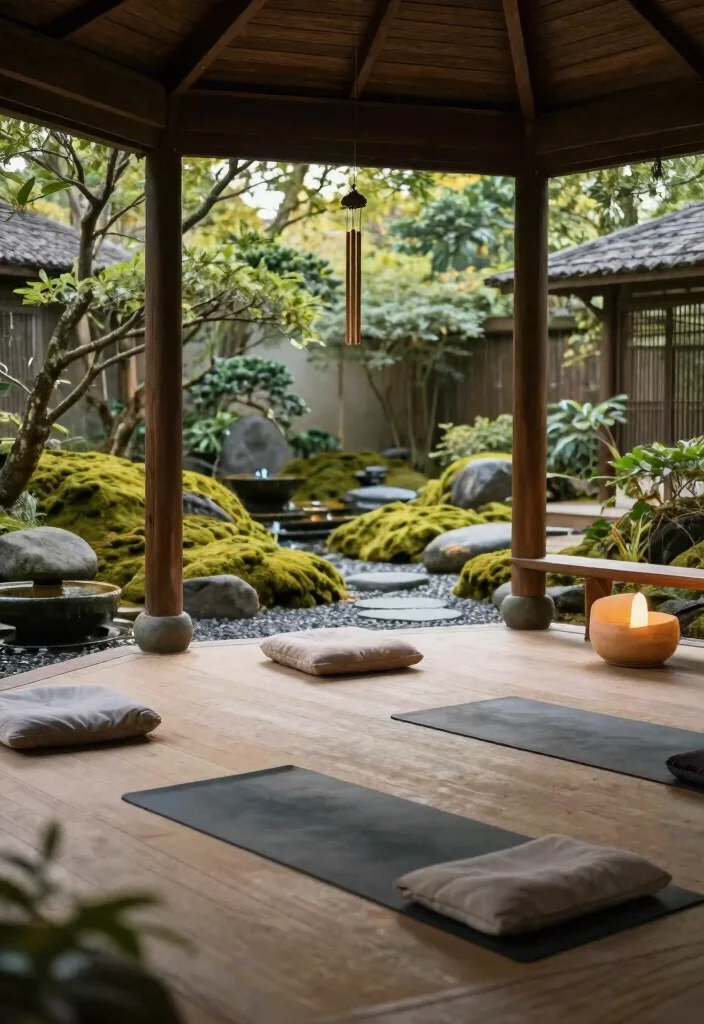 12 Best ACNH Azumaya Gazebo Ideas for Your Island 7. Zen Meditation Space 0