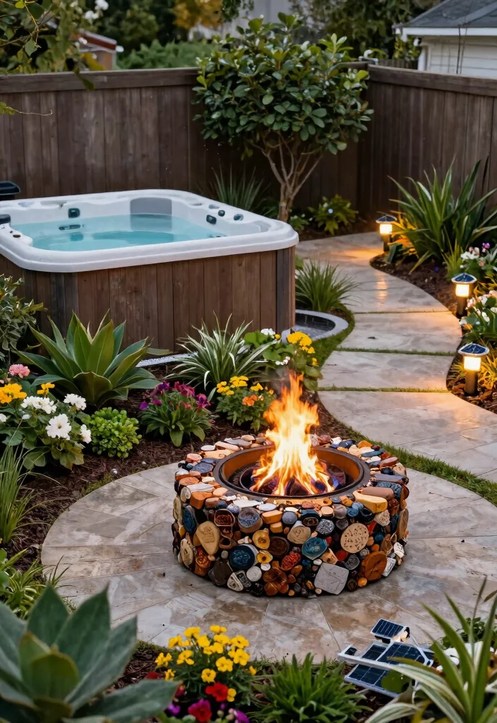 12 Best Backyard Concepts with Hot Tub and Fire Pit Layouts 5. Eco Friendly Features Sustainable Designs 0