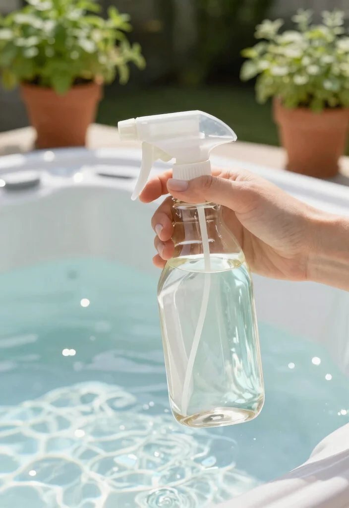 12 Life Saving Hot Tub Cleaning Hacks for Crystal Water 1. Use Vinegar for a Natural Clean 0