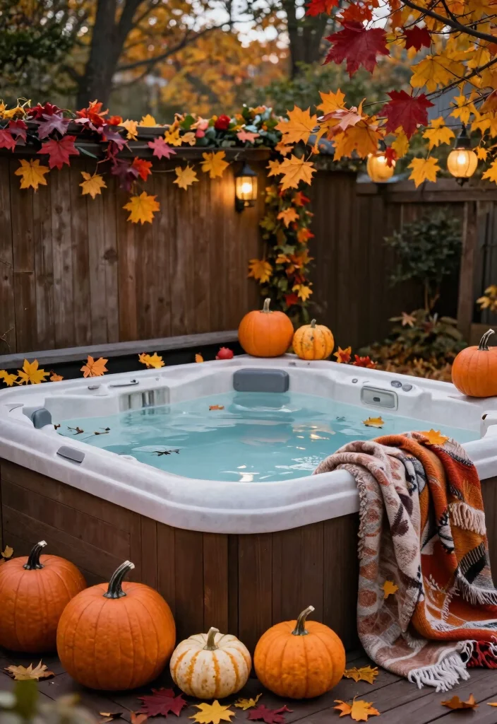 12 Mind Blowing Hot Tub Hacks Every Owner Needs 11. Seasonal Decorations 0