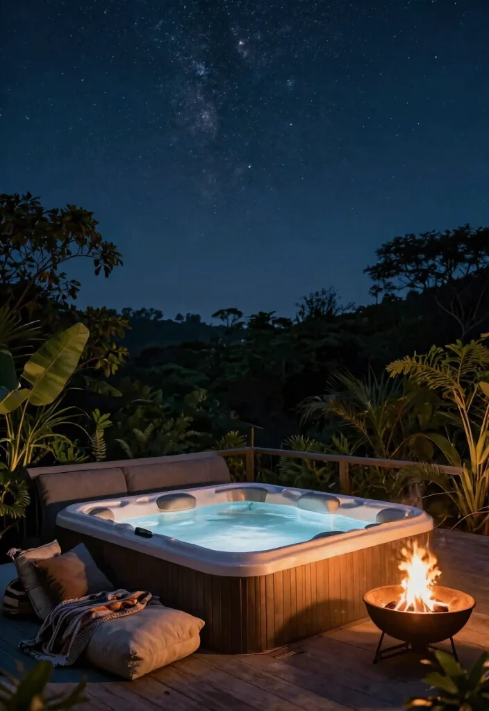 12 Mind Blowing Hot Tub Hacks Every Owner Needs 12. Enjoy the Night Sky 0