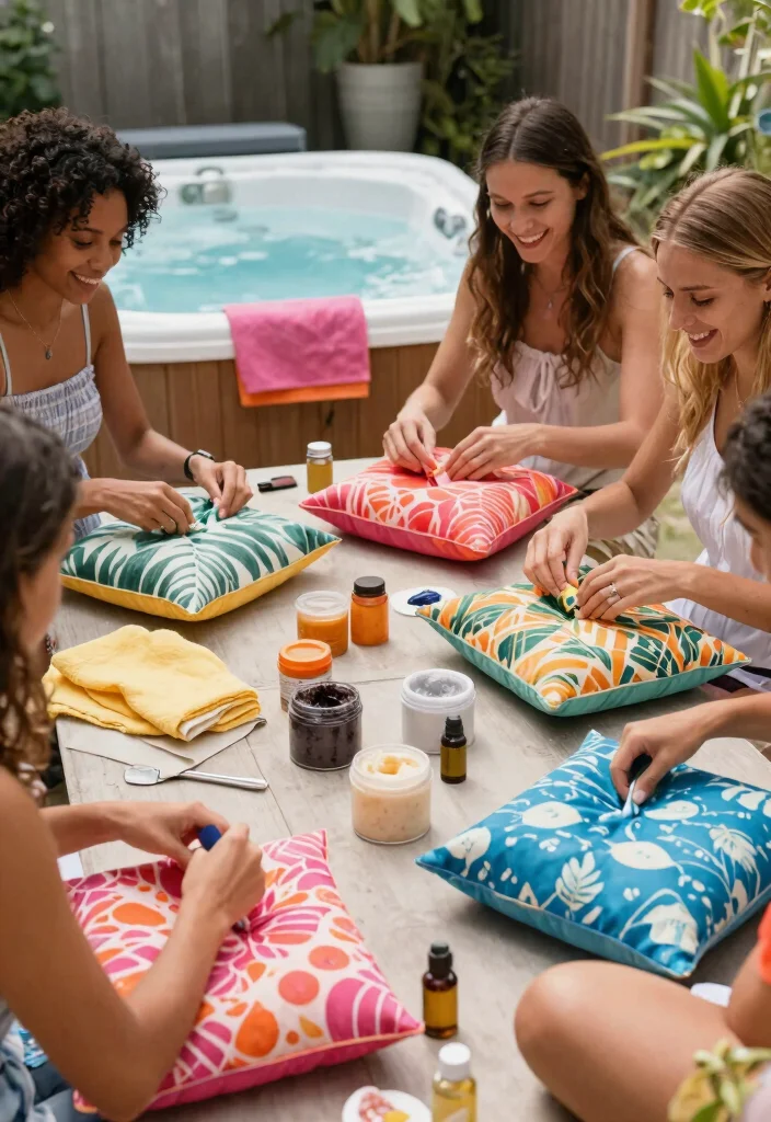 12 Mind Blowing Hot Tub Hacks Every Owner Needs 5. DIY Spa Accessories 0