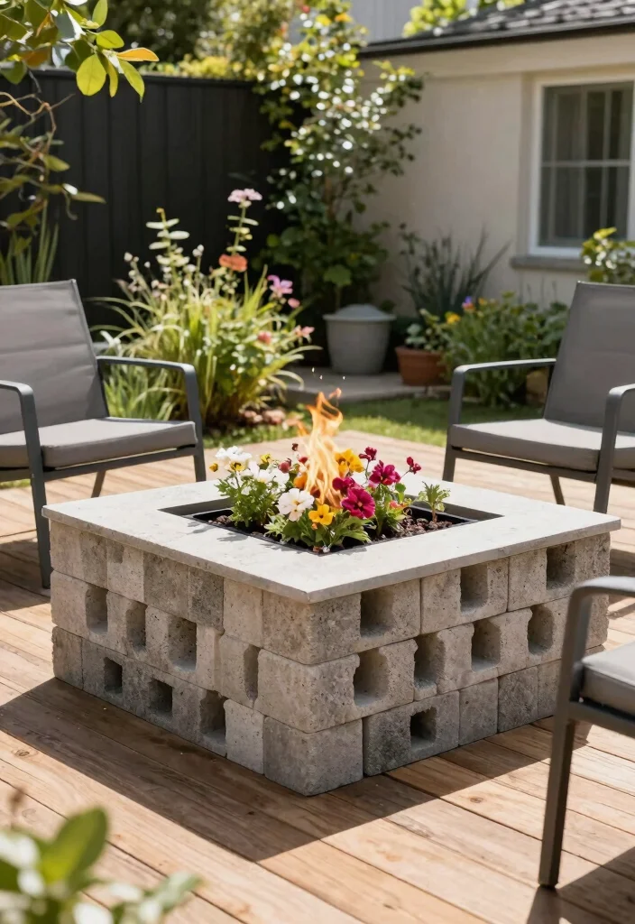 13 Easy DIY Fire Pit Ideas Cheap Simple Stylish 5. Cinder Block Fire Pit 0