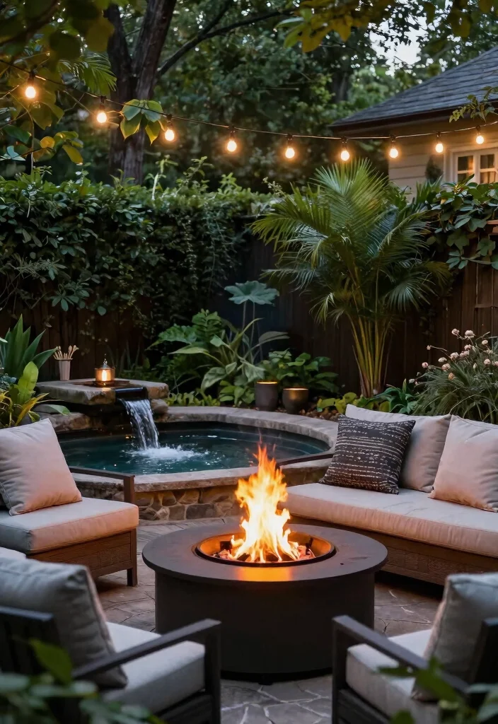 13 Genius Fire Pit Ideas DIY Projects for Any Skill Level 41 13 Genius Fire Pit Ideas DIY Projects for Any Skill Level 11. Fire Pit with Water Feature 0