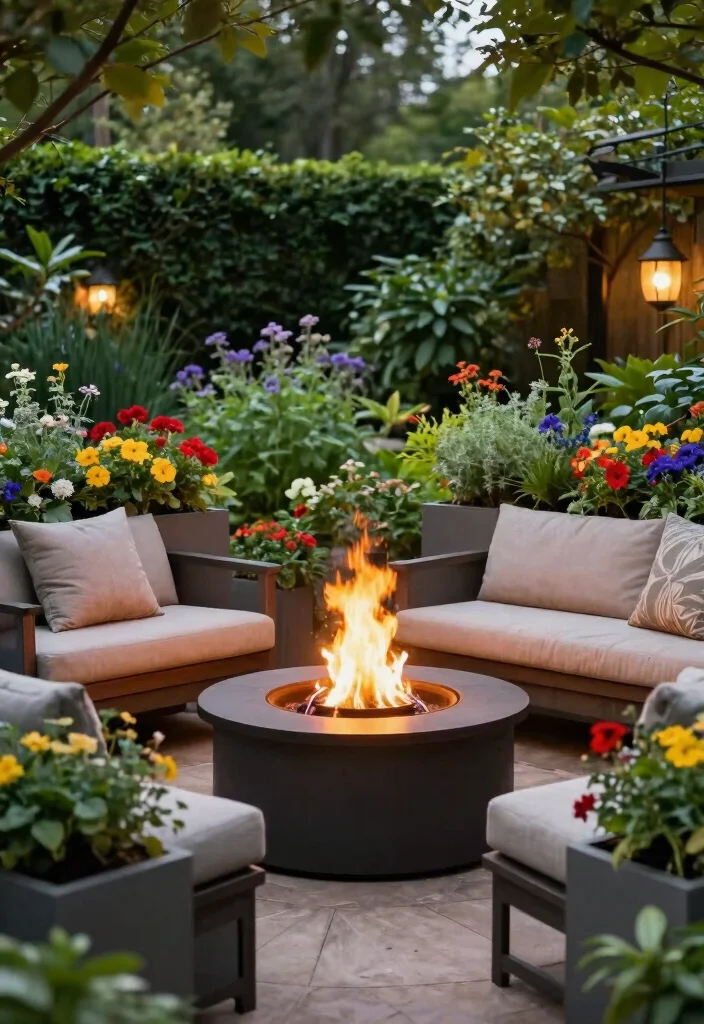 13 Genius Fire Pit Ideas DIY Projects for Any Skill Level 52 13 Genius Fire Pit Ideas DIY Projects for Any Skill Level 12. Fire Pit with Planter Boxes 0