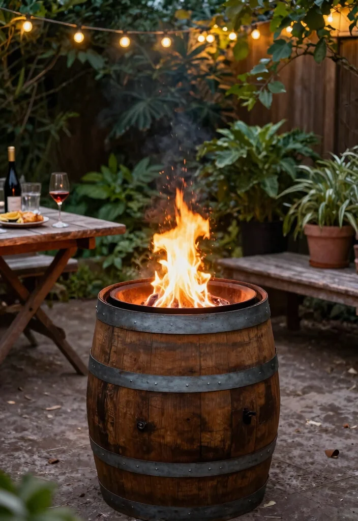 13 Genius Fire Pit Ideas DIY Projects for Any Skill Level 14 13 Genius Fire Pit Ideas DIY Projects for Any Skill Level 4. Wine Barrel Fire Pit 0