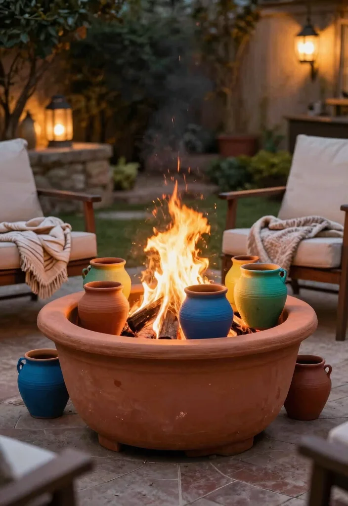 13 Genius Fire Pit Ideas DIY Projects for Any Skill Level 39 13 Genius Fire Pit Ideas DIY Projects for Any Skill Level 9. Terra Cotta Fire Pit 0