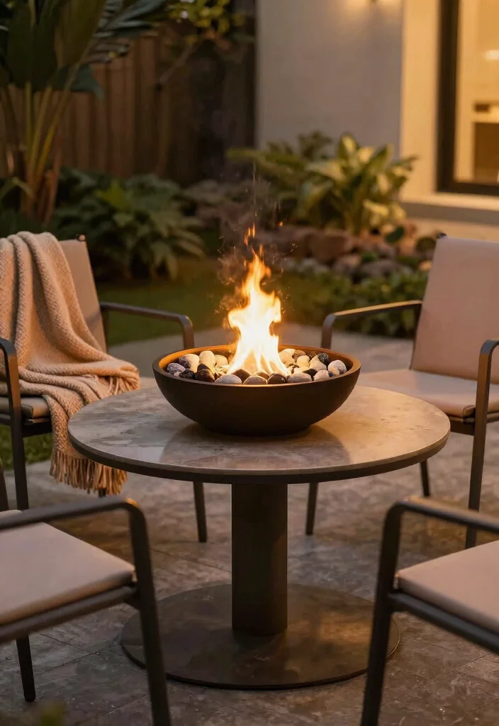 15 Best Fire Pit Ideas for the Ultimate Outdoor Sanctuary 3. Compact Tabletop Fire Bowl 0