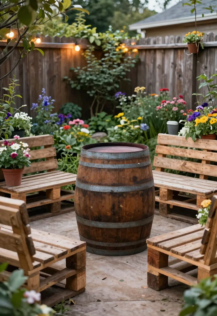 15 Best Fire Pit Ideas for the Ultimate Outdoor Sanctuary 8. Unique Barrel Fire Pit 0