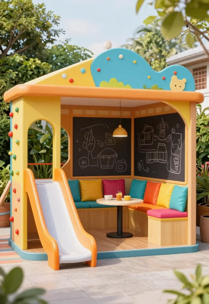 15 Creative Bloxburg Pavilion Ideas to Build Today 10. Playful Kids Pavilion 0