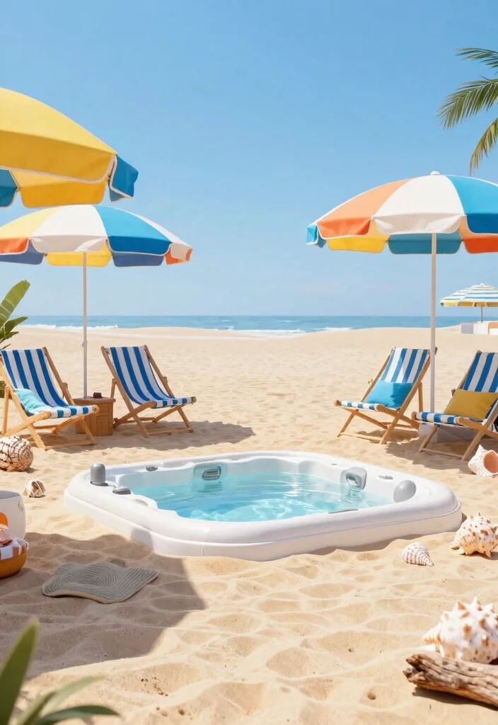 15 Creative Bloxburg Spa Tub Ideas for Your Virtual Mansion 6. Beachy Vibes 0