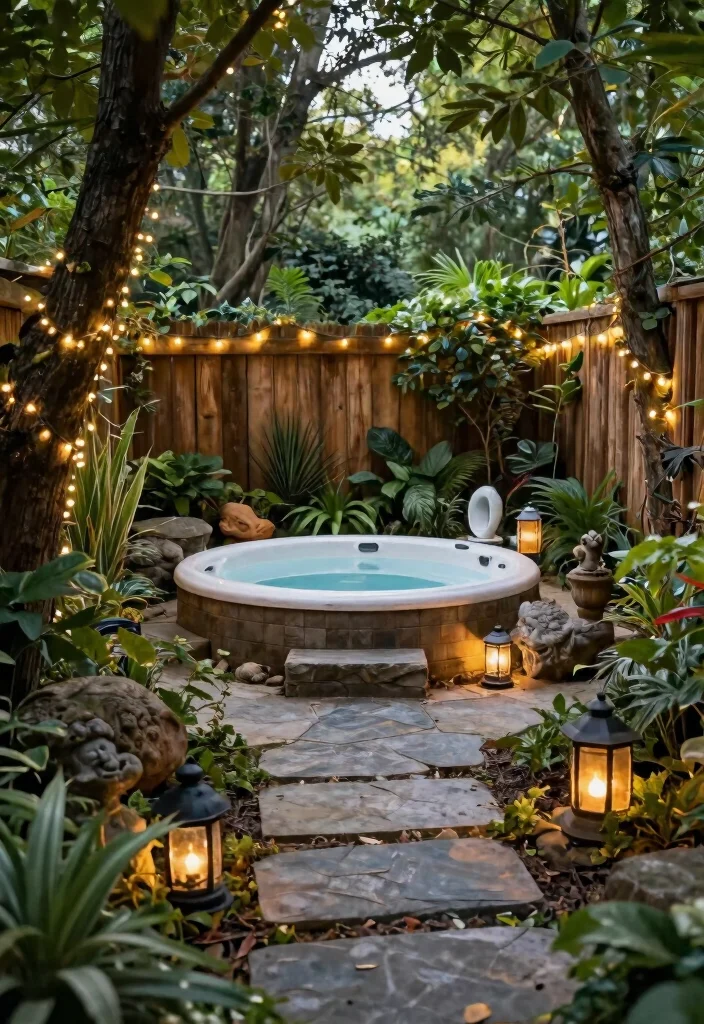 15 Creative Bloxburg Spa Tub Ideas for Your Virtual Mansion 9. Enchanted Forest Hot Tub 0