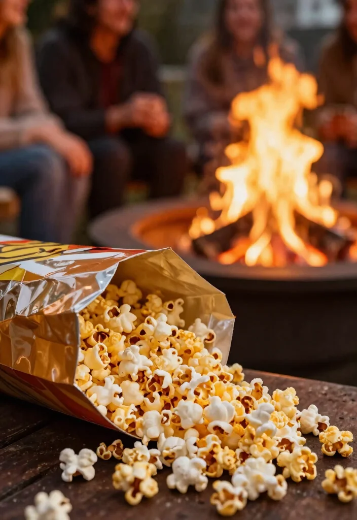 15 Delicious Fire Pit Snack Ideas Beyond Just Smores 15. Fire Pit Popcorn 0