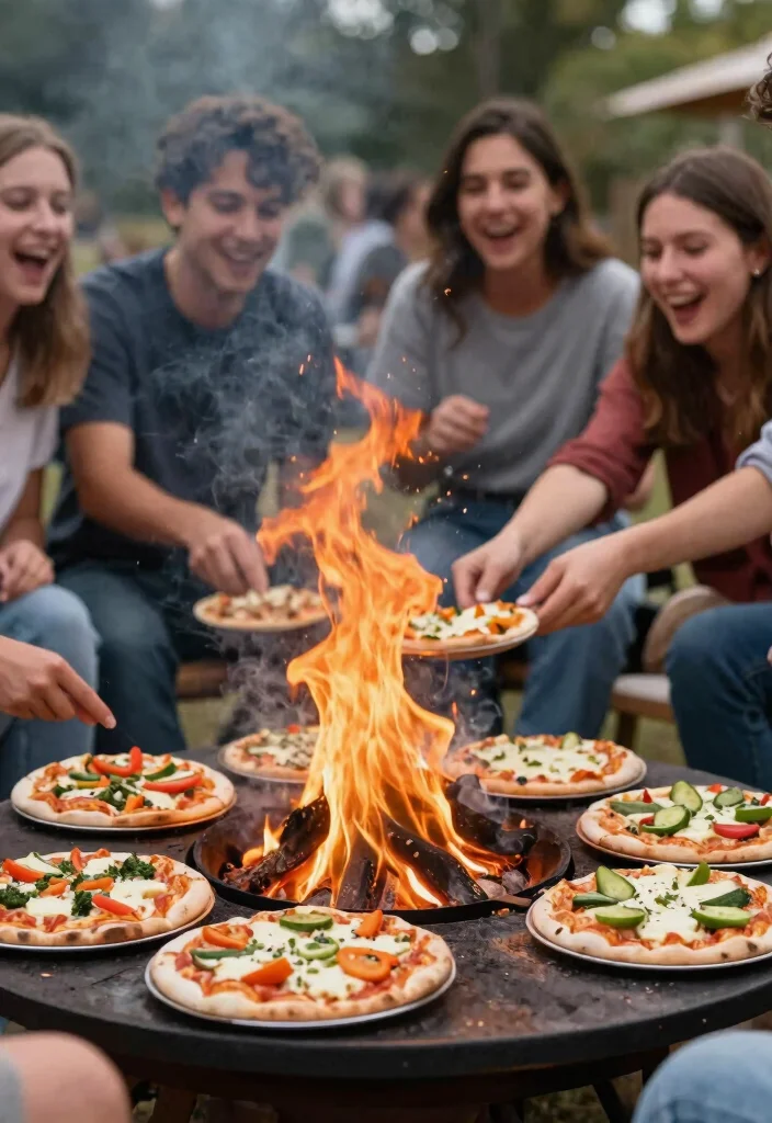 15 Delicious Fire Pit Snack Ideas Beyond Just Smores 6. Mini Pizzas on the Grill 0