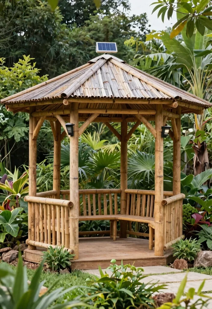 15 Stunning Gazebo Inspiration Images for Your Next Project 10. Eco Friendly Gazebo Designs Sustainability First 0