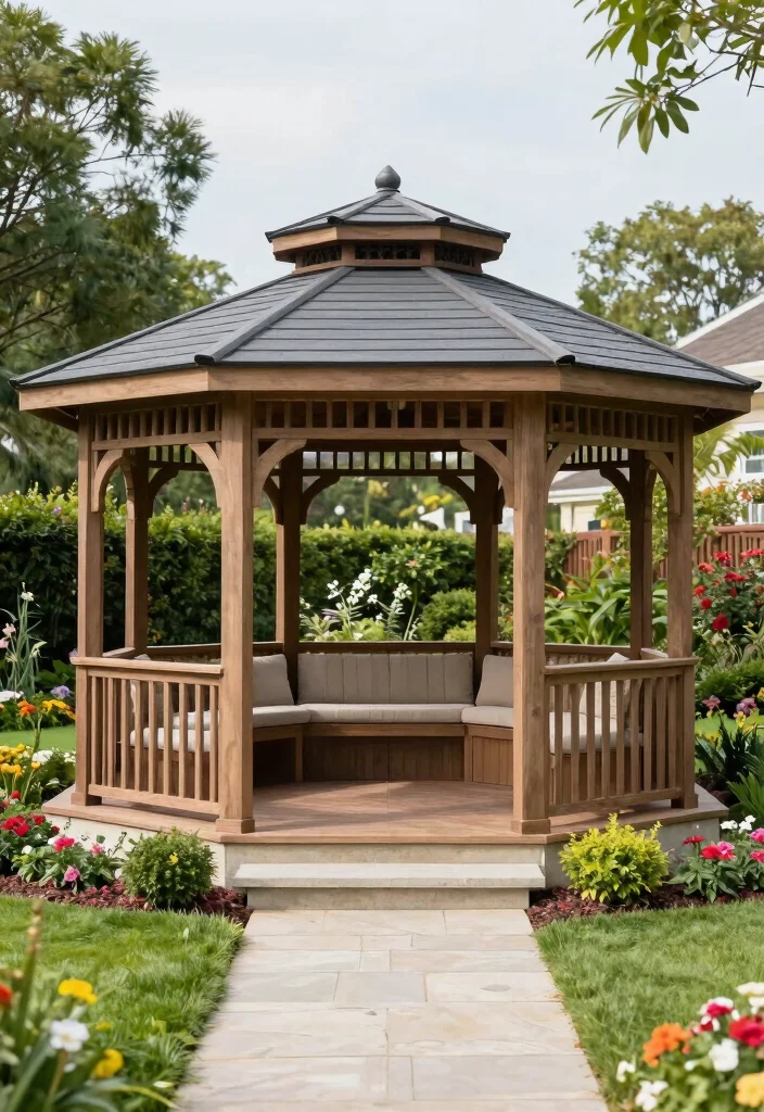 15 Stunning Gazebo Inspiration Images for Your Next Project 14. Custom Built Gazebo A Personal Touch 0