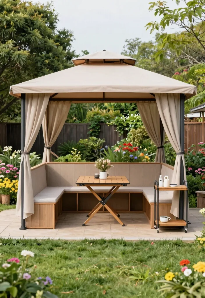 15 Stunning Gazebo Inspiration Images for Your Next Project 8. Multi Functional Gazebo Versatility in Design 0