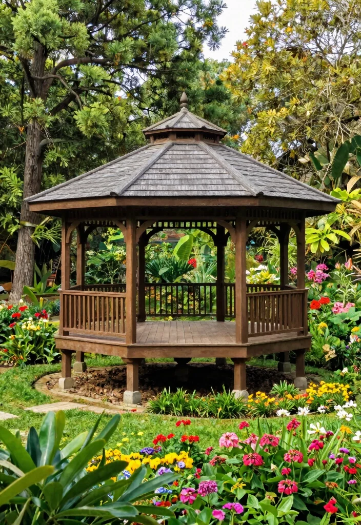 15 Trendsetting Pavilion Designs for Outdoor Perfection 52 15 Trendsetting Pavilion Designs for Outdoor Perfection 12. Elevated Gazebo with Views 0