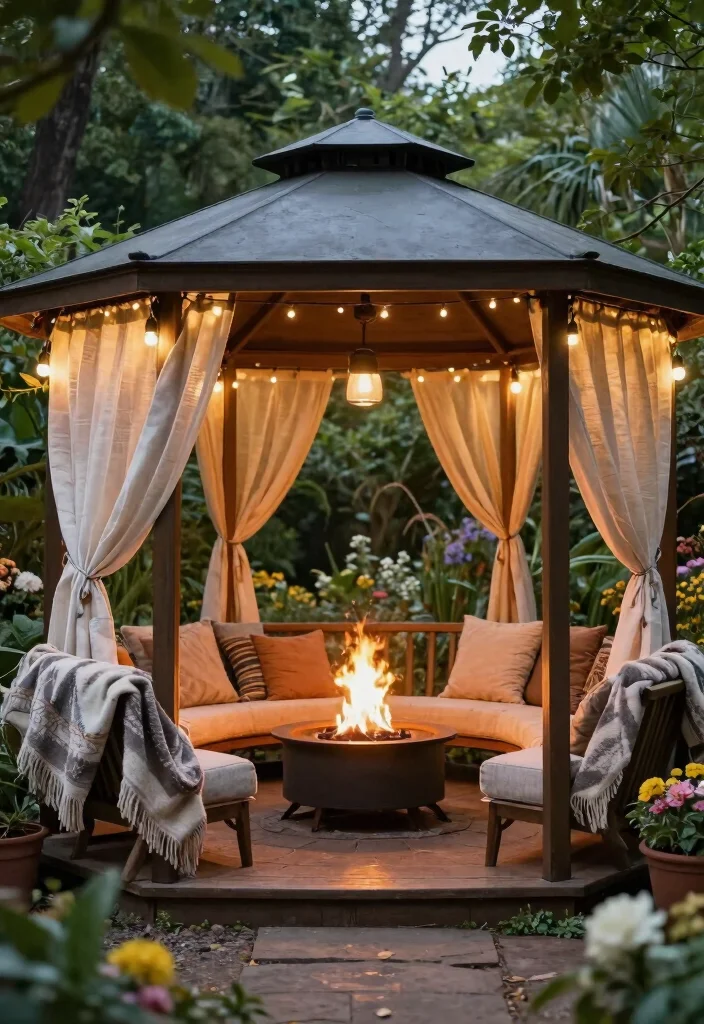 15 Trendsetting Pavilion Designs for Outdoor Perfection 26 15 Trendsetting Pavilion Designs for Outdoor Perfection 6. Hygge Inspired Gazebo 0