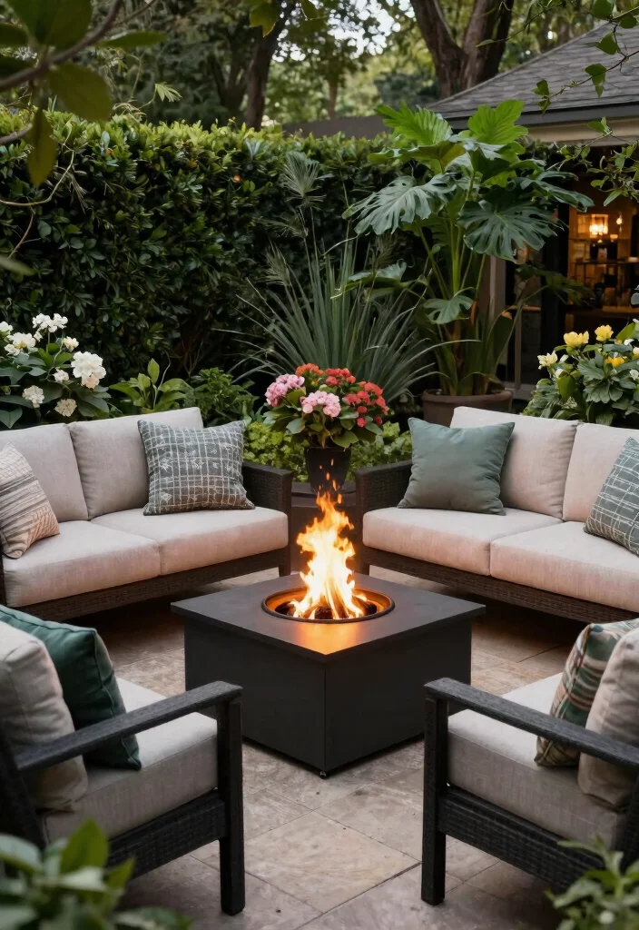 15 Unique Fire Pit Styles That Will Make Neighbors Jealous 13. Fire Pit with Seating Area 0