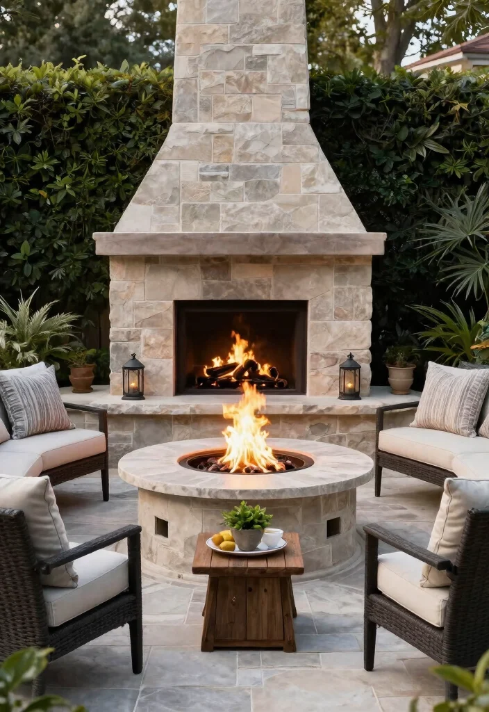 15 Unique Fire Pit Styles That Will Make Neighbors Jealous 5. Custom Built In Fire Pit 0