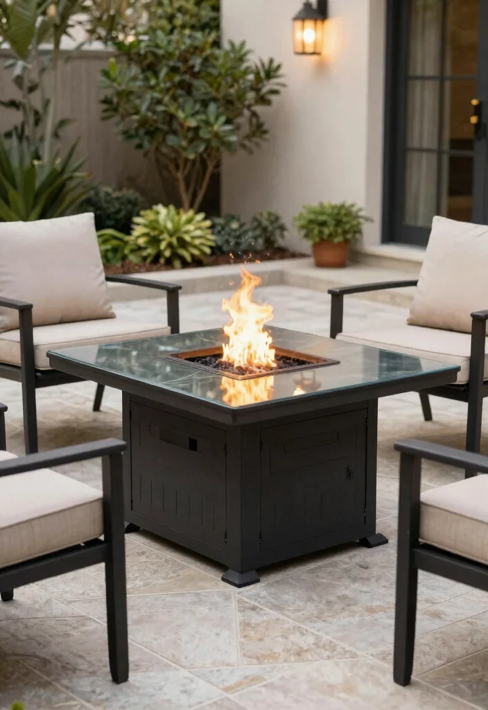 15 Unique Fire Pit Styles That Will Make Neighbors Jealous 6. Fire Pit Table 0
