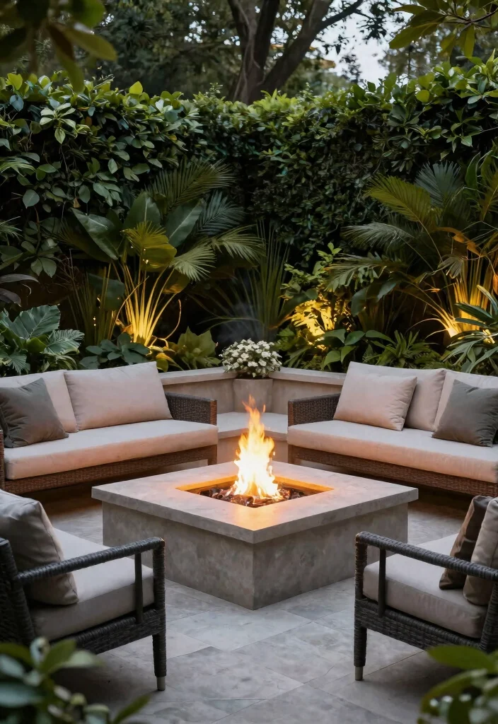 15 Unique Fire Pit Styles That Will Make Neighbors Jealous 9. Sunken Fire Pit 0