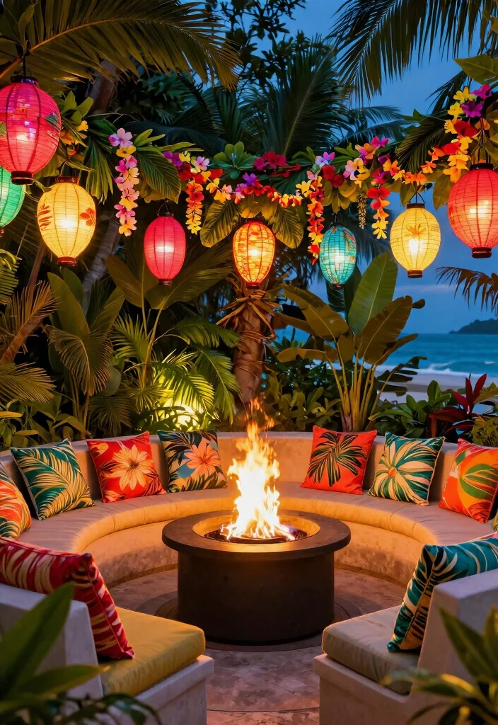 17 Dreamy Backyard Fire Pit Ideas for Cozy Nights 51 17 Dreamy Backyard Fire Pit Ideas for Cozy Nights 11. The Themed Fire Pit Area 0