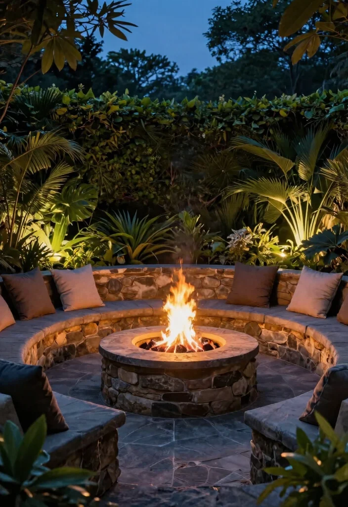 17 Dreamy Backyard Fire Pit Ideas for Cozy Nights 15 17 Dreamy Backyard Fire Pit Ideas for Cozy Nights 5. The Sunken Fire Pit 0