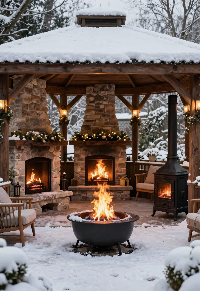 5 Cozy Gazebos with Fireplace Ideas for Winter Nights 56 5 Cozy Gazebos with Fireplace Ideas for Winter Nights Conclusion 0